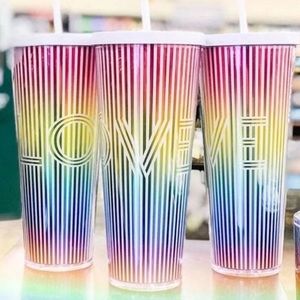 🌈 STARBUCKS PRIDE LOVE RAINBOW TUMBLER CUP 🌈